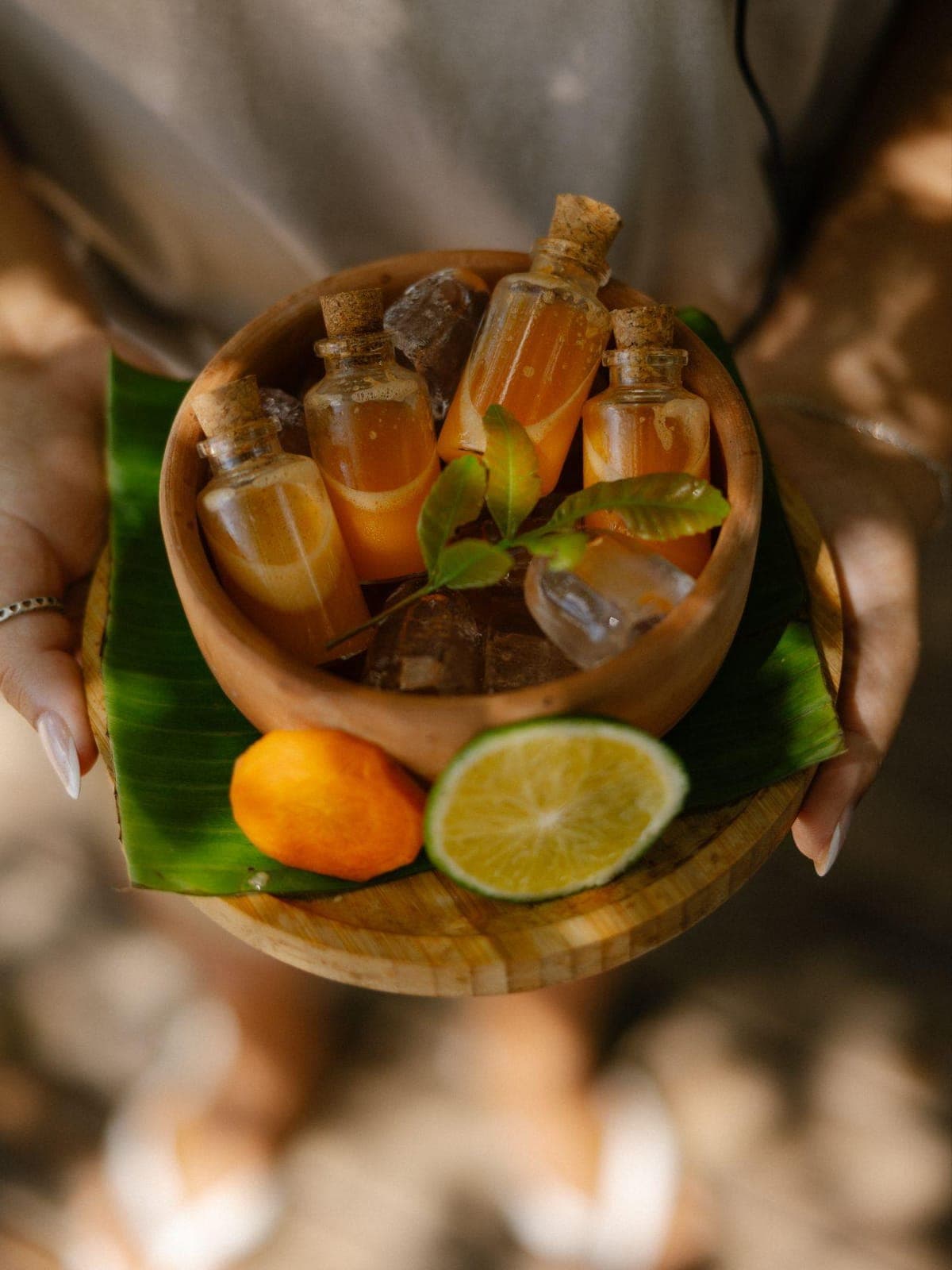 Kit de recovery com frutas e óleos